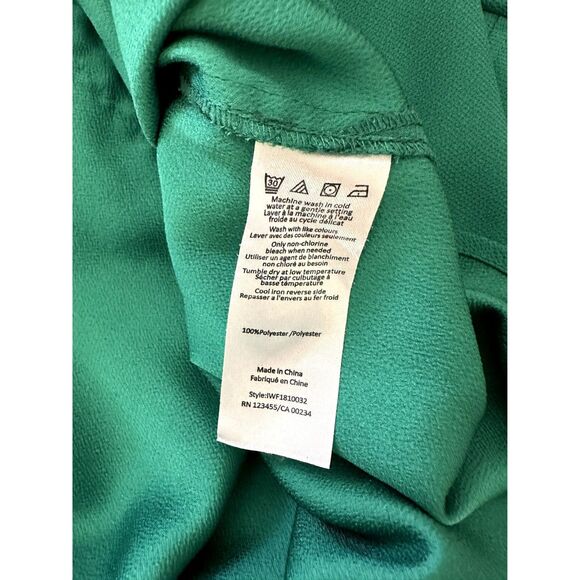 Isaac Mizrahi IMNYC Crepe Chiffon Button Front Blouse Top S - Picture 6 of 6